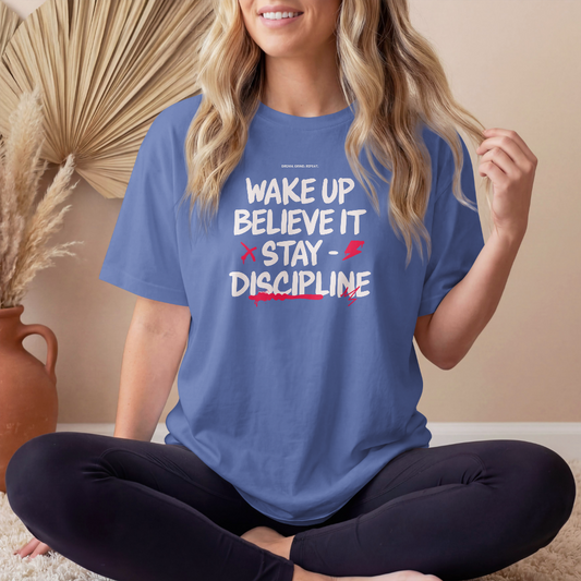 INSPYER WAKE UP BELIEVE IT MOTIVATIONAL T-SHIRT