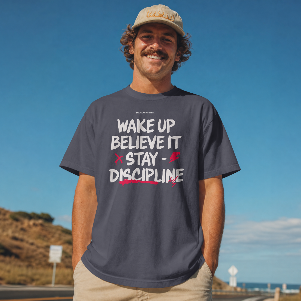 INSPYER WAKE UP BELIEVE IT MOTIVATIONAL T-SHIRT