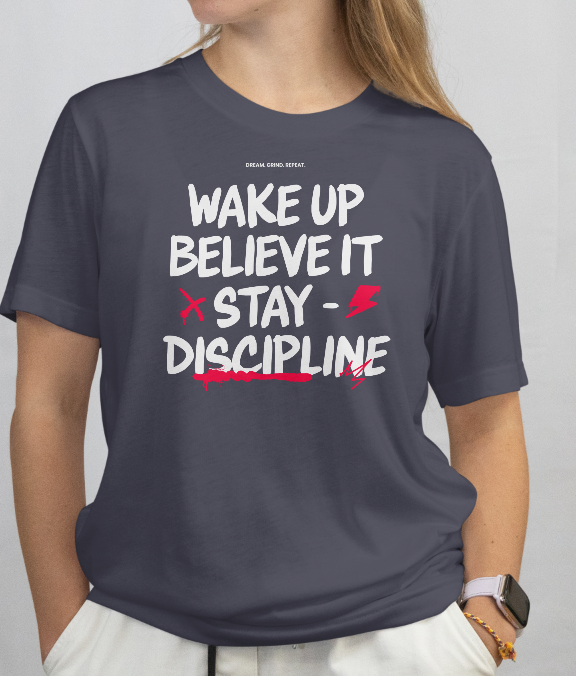 INSPYER WAKE UP BELIEVE IT MOTIVATIONAL T-SHIRT