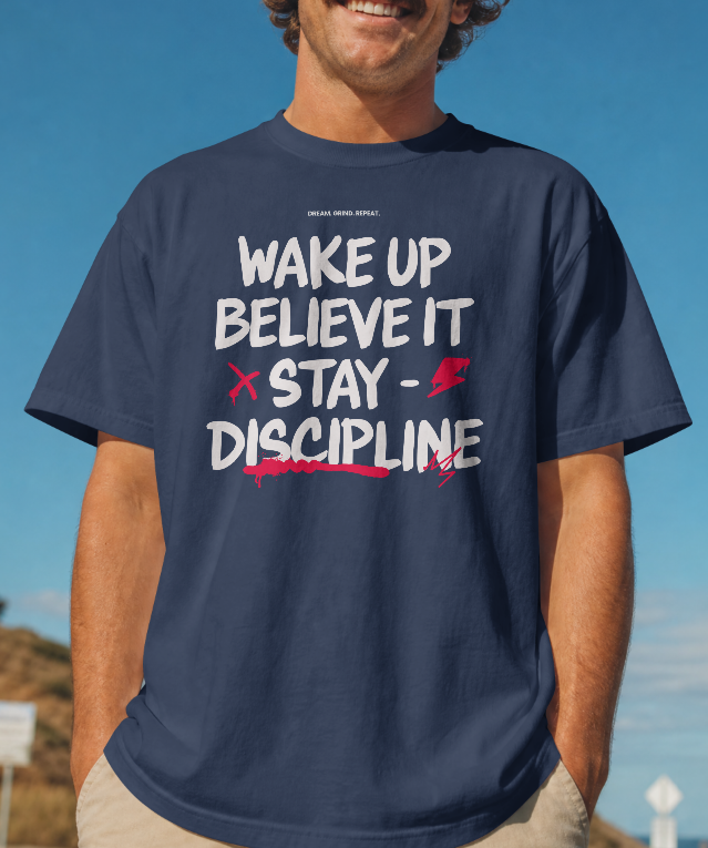 INSPYER WAKE UP BELIEVE IT MOTIVATIONAL T-SHIRT