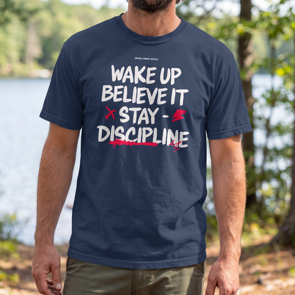 INSPYER WAKE UP BELIEVE IT MOTIVATIONAL T-SHIRT