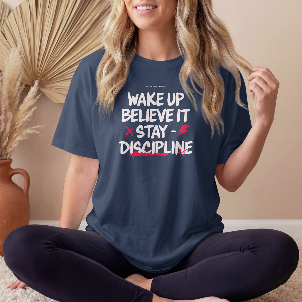 INSPYER WAKE UP BELIEVE IT MOTIVATIONAL T-SHIRT