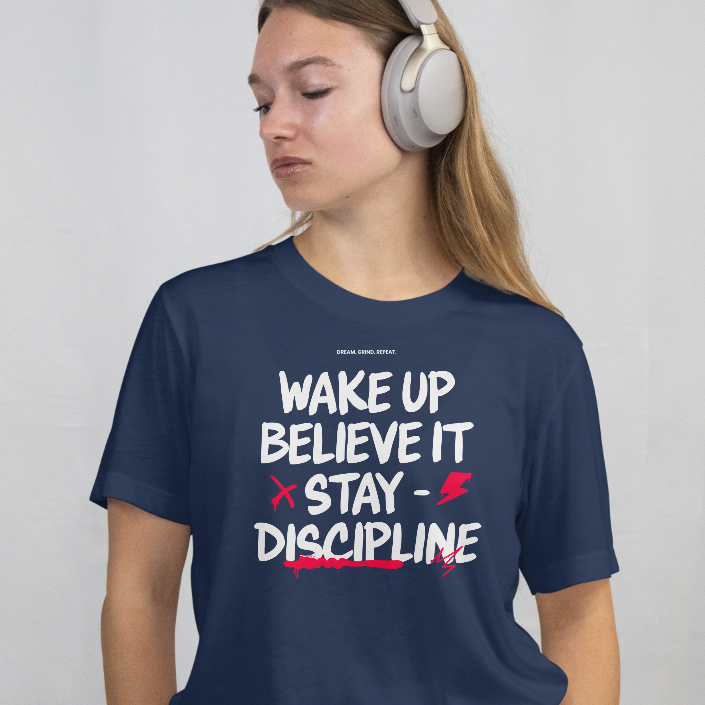 INSPYER WAKE UP BELIEVE IT MOTIVATIONAL T-SHIRT