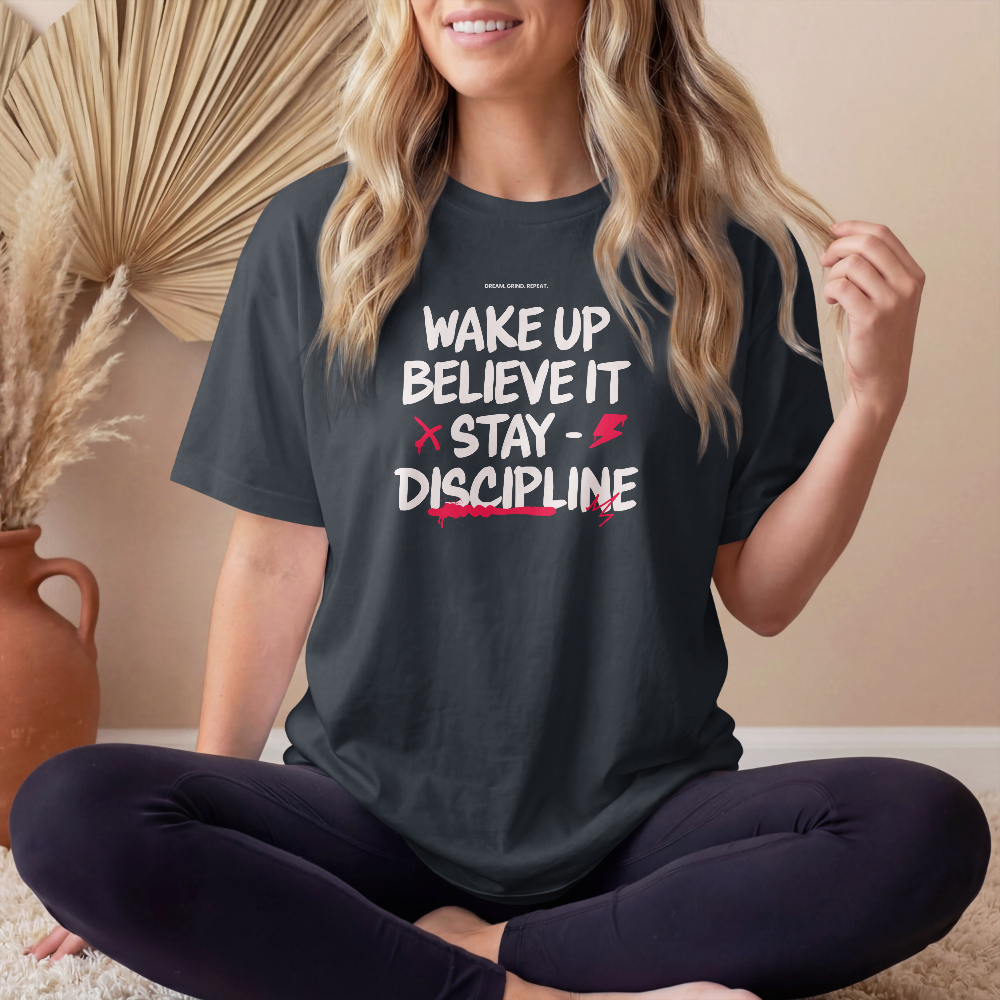 INSPYER WAKE UP BELIEVE IT MOTIVATIONAL T-SHIRT