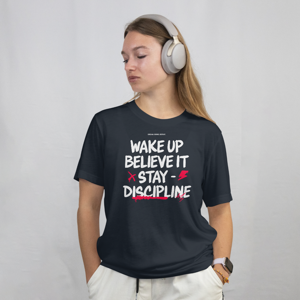 INSPYER WAKE UP BELIEVE IT MOTIVATIONAL T-SHIRT