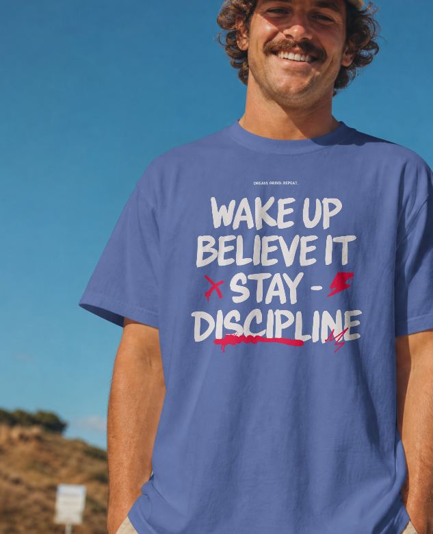 INSPYER WAKE UP BELIEVE IT MOTIVATIONAL T-SHIRT