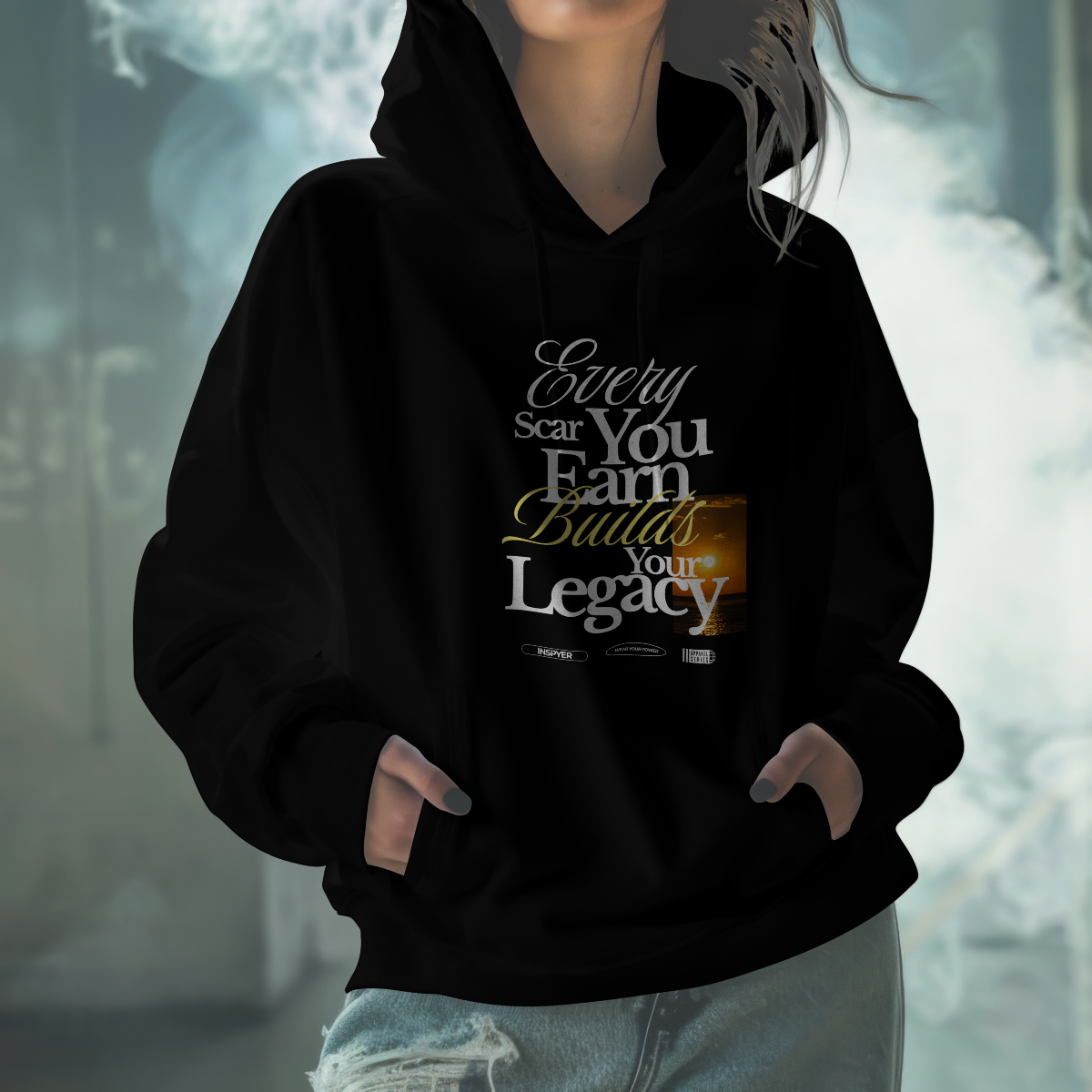 INSPYER Builds Your Legacy Unisex Streetwear Hoodie