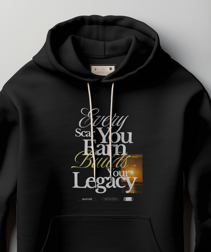 INSPYER Builds Your Legacy | Motivational Streetwear Hoodie