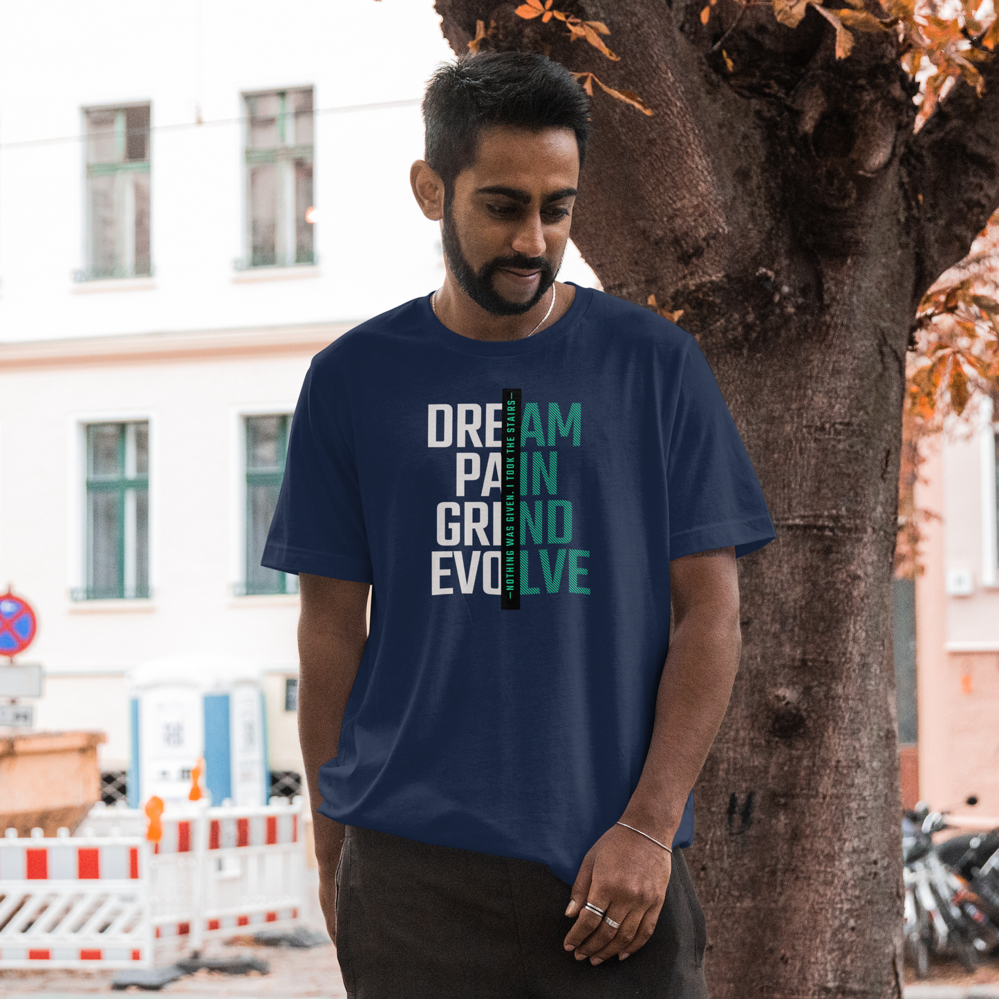 INSPYER DREAM GRIND EVOLVE MOTIVATIONAL T-SHIRT