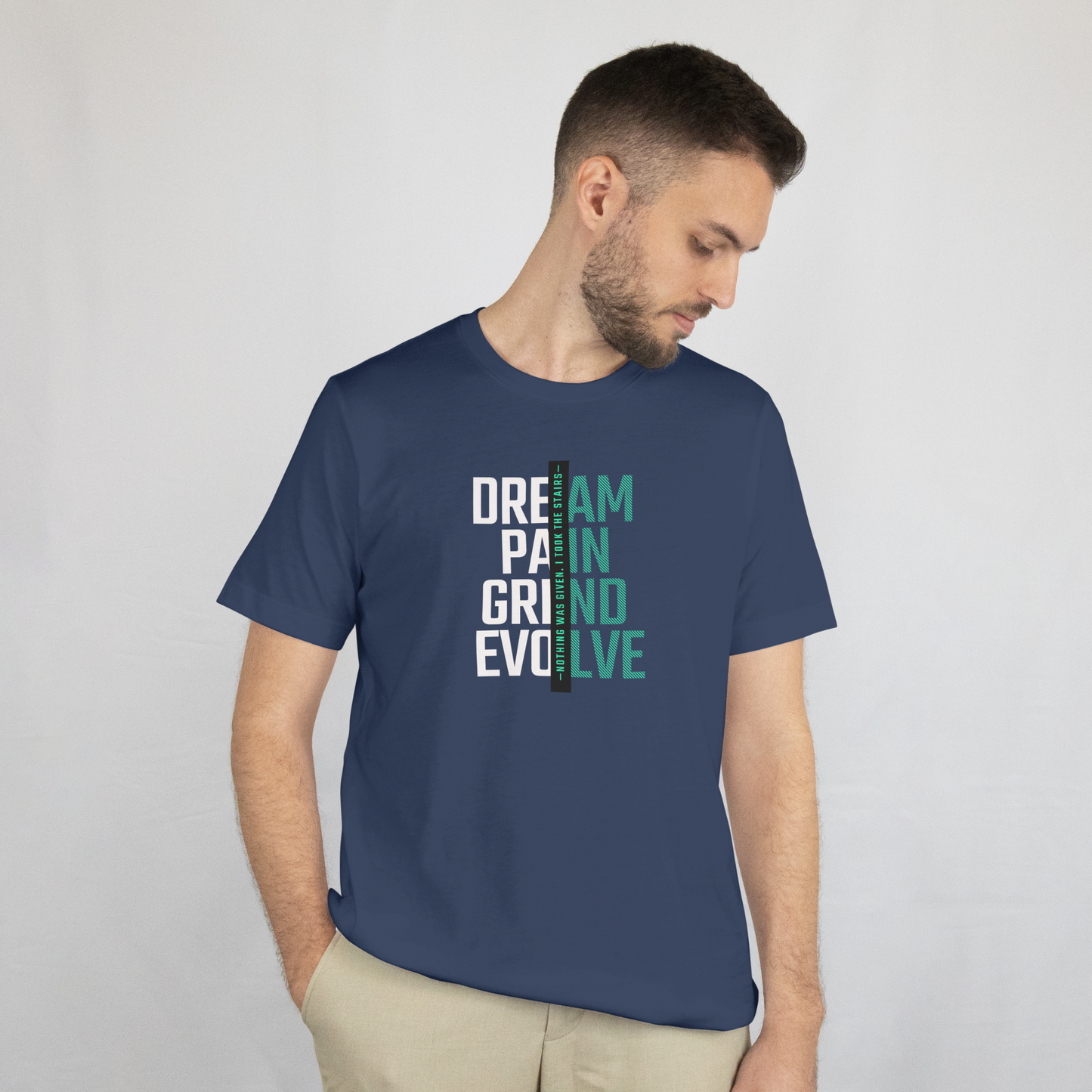 INSPYER DREAM GRIND EVOLVE MOTIVATIONAL T-SHIRT