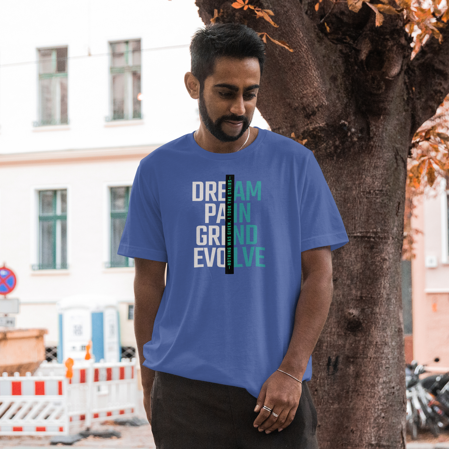 INSPYER DREAM GRIND EVOLVE MOTIVATIONAL T-SHIRT