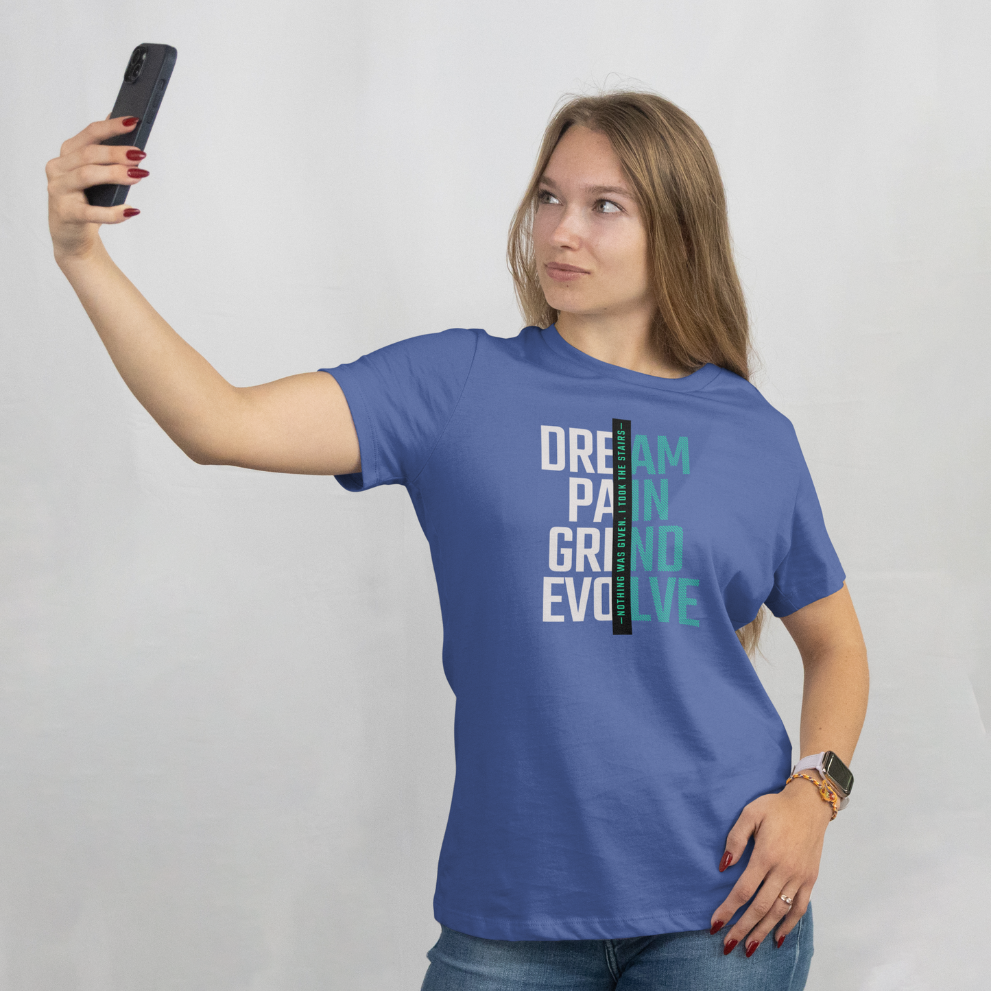 INSPYER DREAM GRIND EVOLVE MOTIVATIONAL T-SHIRT