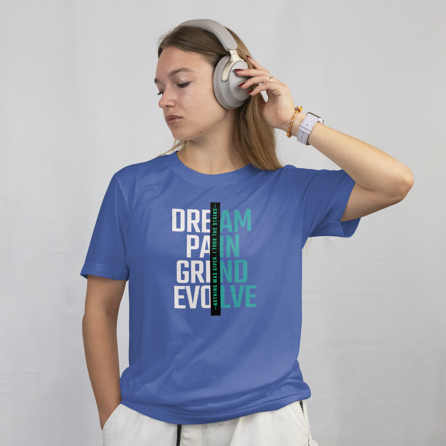 INSPYER DREAM GRIND EVOLVE MOTIVATIONAL T-SHIRT