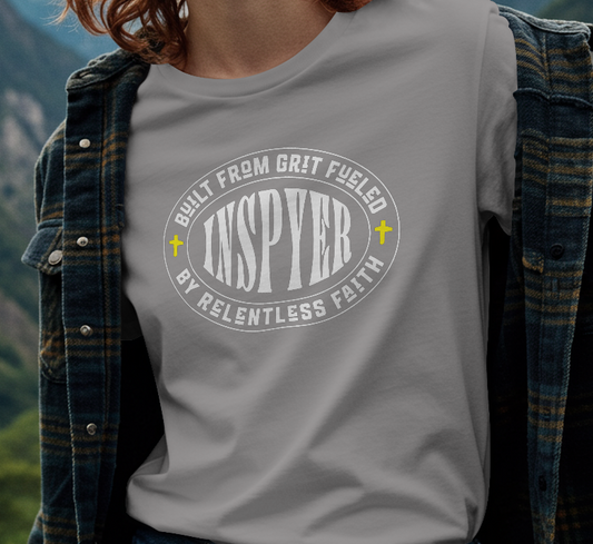 INSPYER Built From Grit | Motivational Unisex T-Shirt