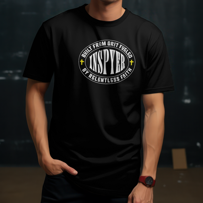 INSPYER Built From Grit | Motivational Unisex T-Shirt