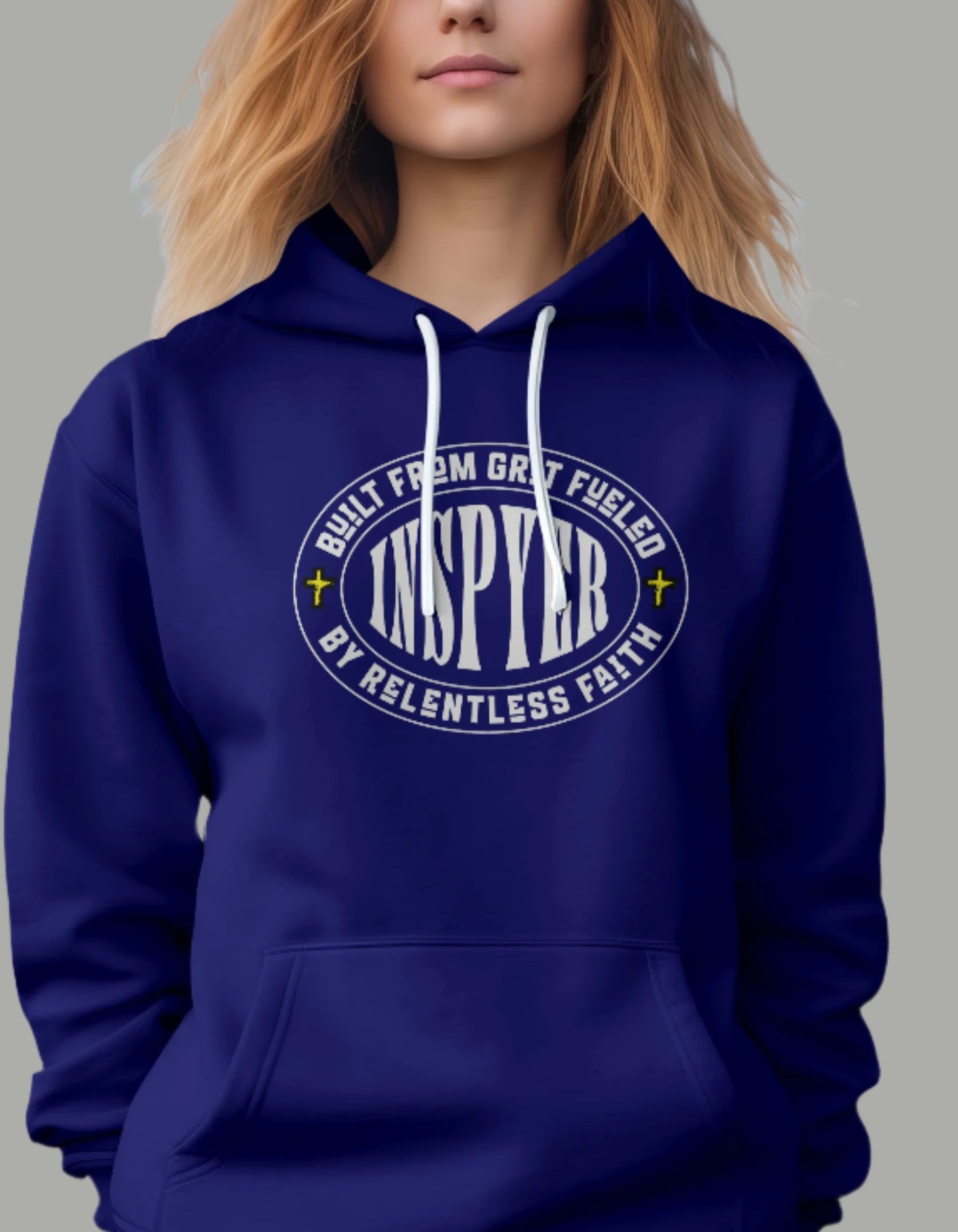 INSPYER Built By Grit Unisex Streetwear Hoodie