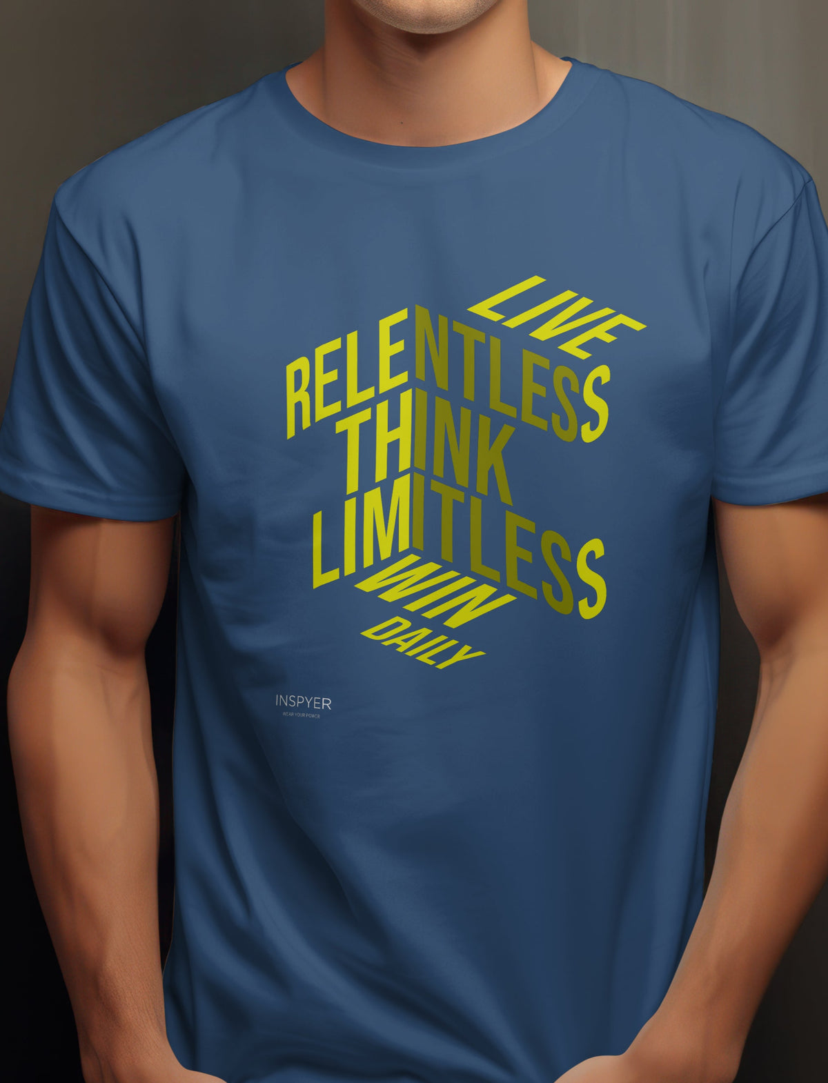 INSPYER Live Relentless Win Daily | Motivational T-Shirt