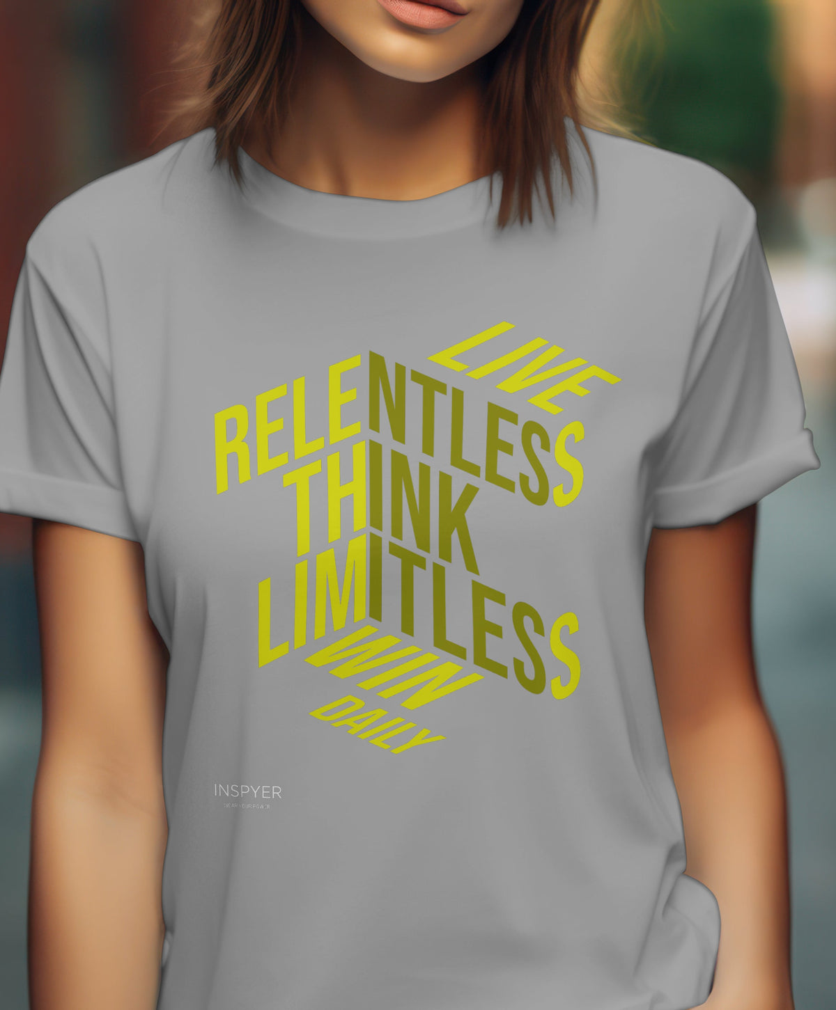 INSPYER Live Relentless Win Daily | Motivational T-Shirt