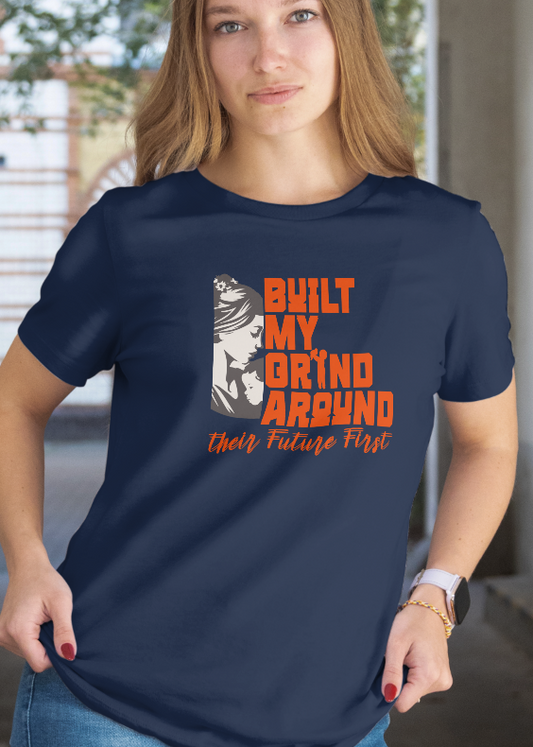 INSPYER BUILT MY GRIND MOM MOTIVATIONAL T-SHIRT