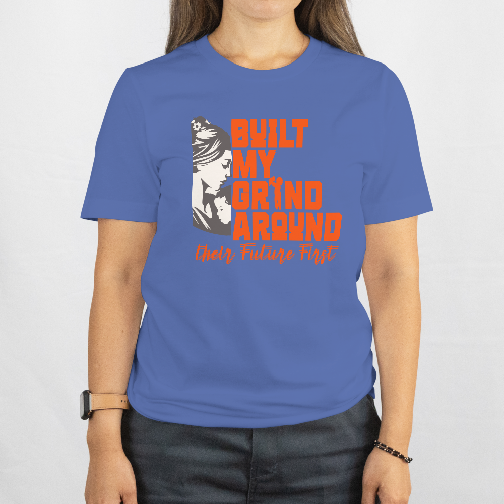 INSPYER BUILT MY GRIND MOM MOTIVATIONAL T-SHIRT