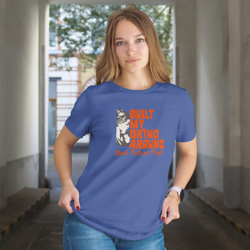 INSPYER BUILT MY GRIND MOM MOTIVATIONAL T-SHIRT