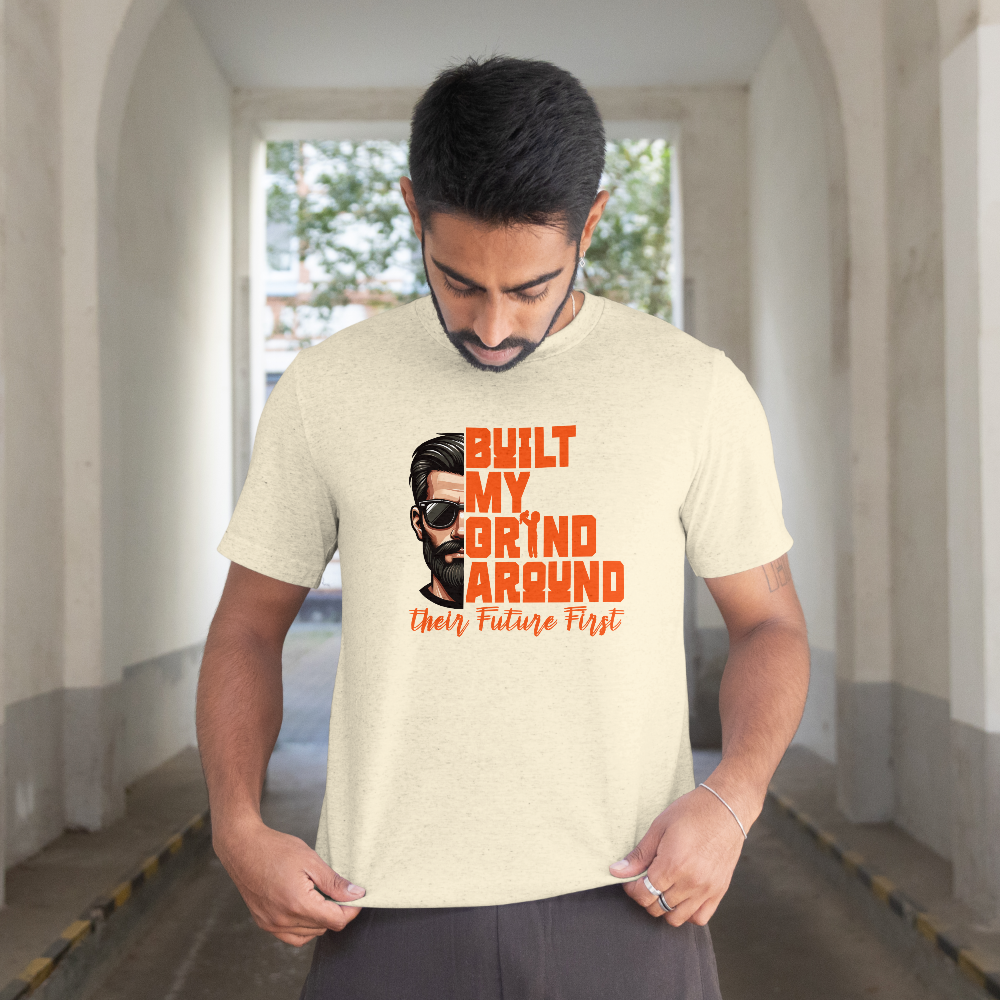 INSPYER Built My Grind Dad | Motivational Father's T-Shirt