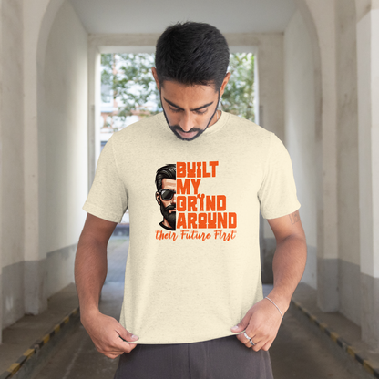 INSPYER Built My Grind Dad | Motivational Father's T-Shirt