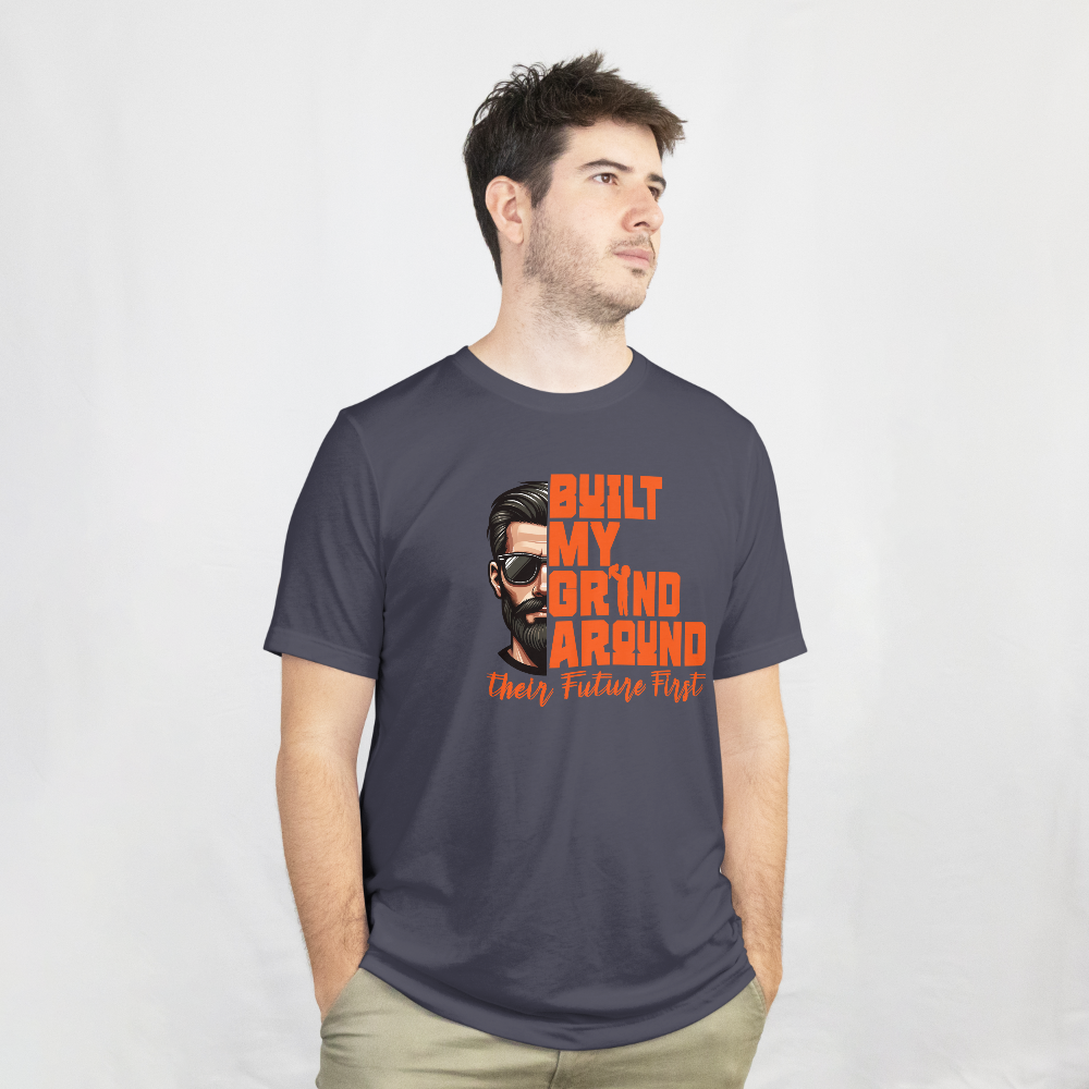 INSPYER Built My Grind Dad | Motivational Father's T-Shirt
