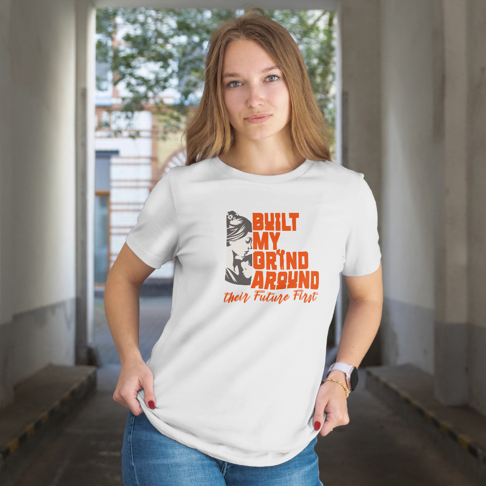 INSPYER Built My Grind Mom | Motivational Women's T-Shirt