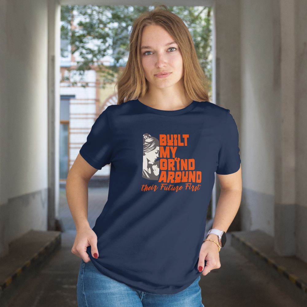 INSPYER Built My Grind Mom | Motivational Women's T-Shirt