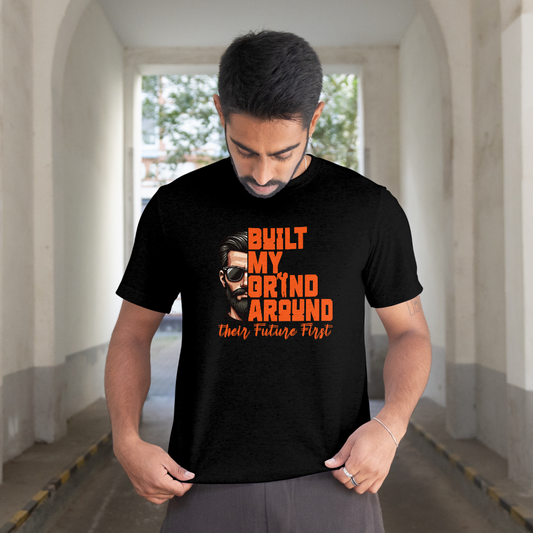 INSPYER Built My Grind Dad | Motivational Father's T-Shirt