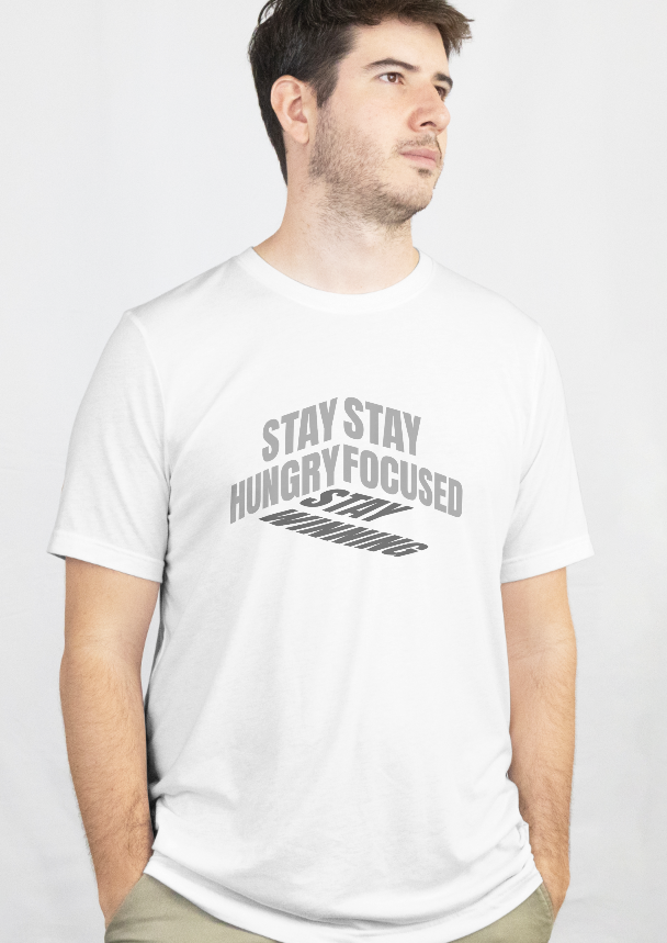 INSPYER STAY FOCUS STAY WINNING MOTIVATIONAL UNISEX T-SHIRT