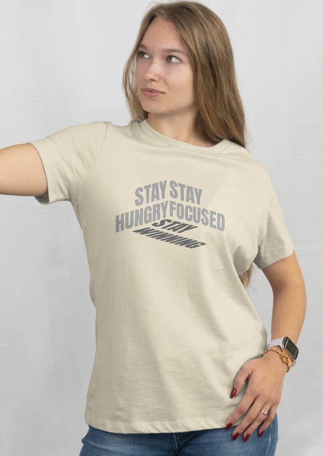 INSPYER STAY FOCUS STAY WINNING MOTIVATIONAL UNISEX T-SHIRT