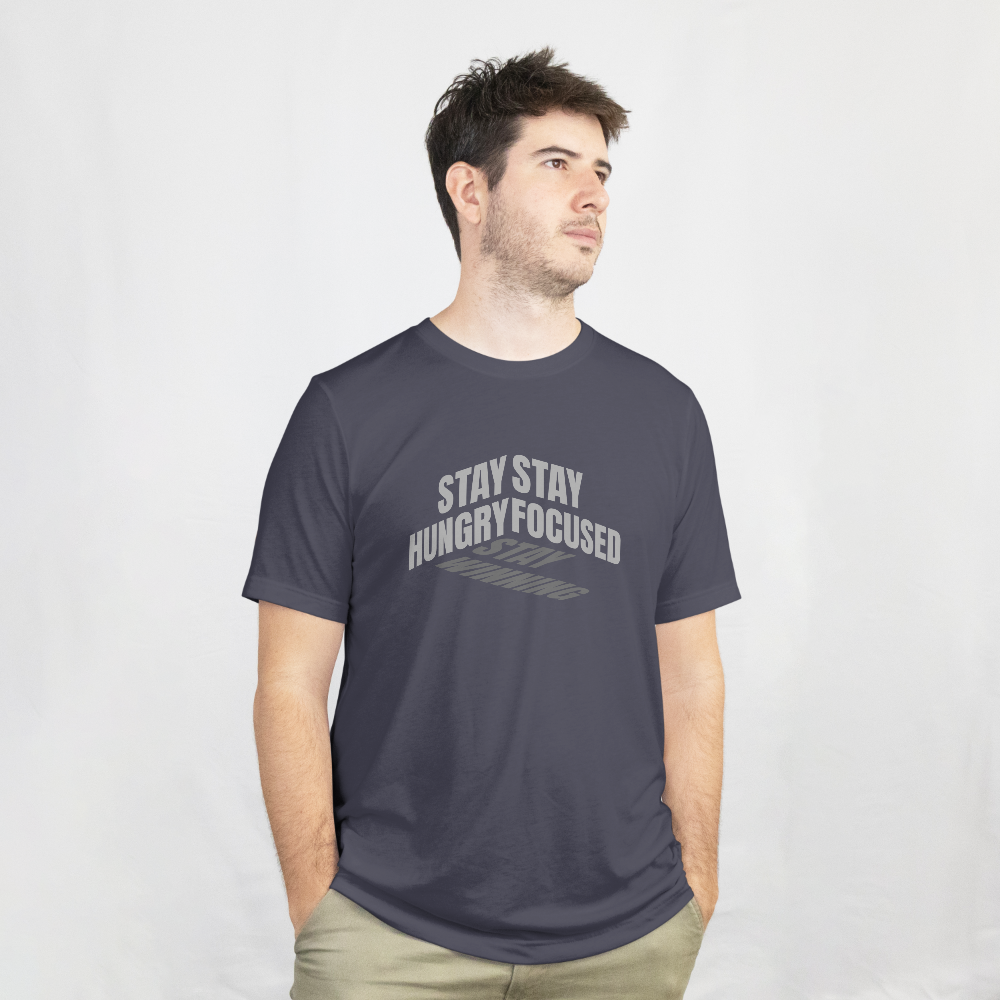 INSPYER STAY FOCUS STAY WINNING MOTIVATIONAL UNISEX T-SHIRT