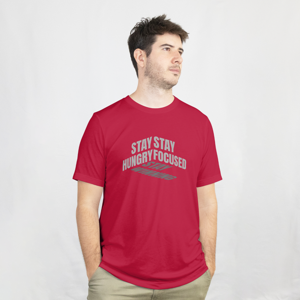 INSPYER STAY FOCUS STAY WINNING MOTIVATIONAL UNISEX T-SHIRT