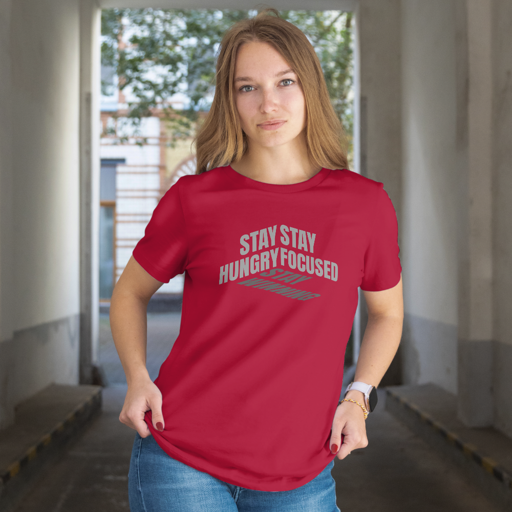 INSPYER STAY FOCUS STAY WINNING MOTIVATIONAL UNISEX T-SHIRT