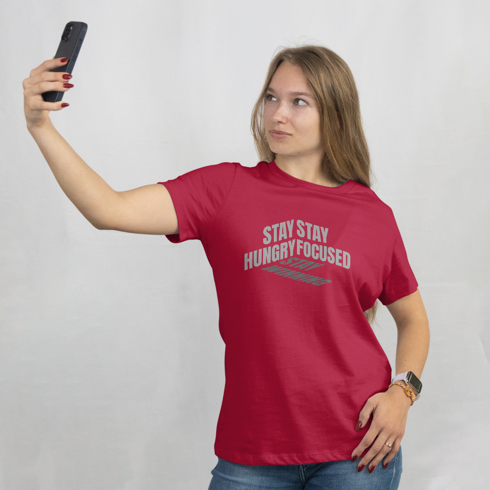 INSPYER STAY FOCUS STAY WINNING MOTIVATIONAL UNISEX T-SHIRT