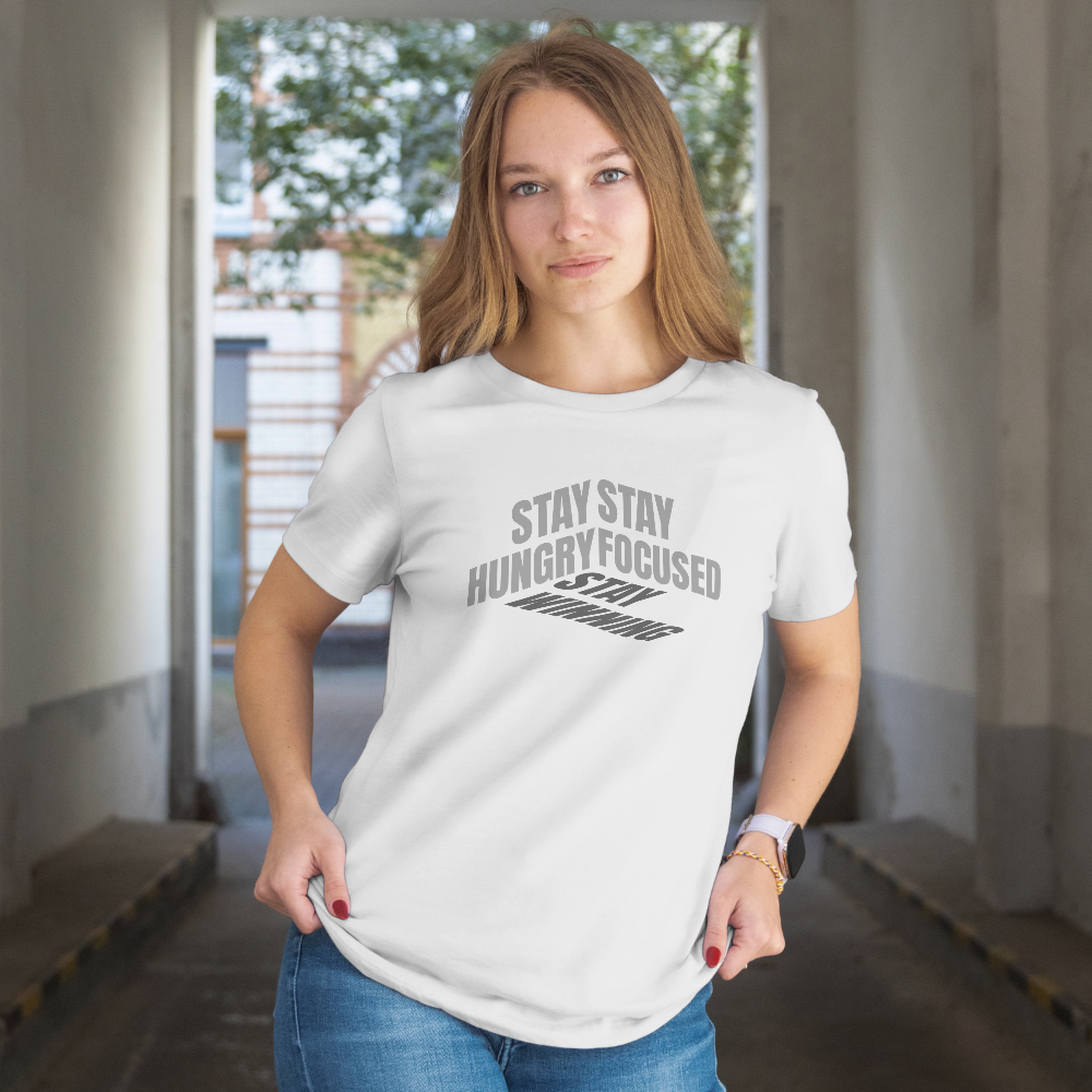 INSPYER STAY FOCUS STAY WINNING MOTIVATIONAL UNISEX T-SHIRT