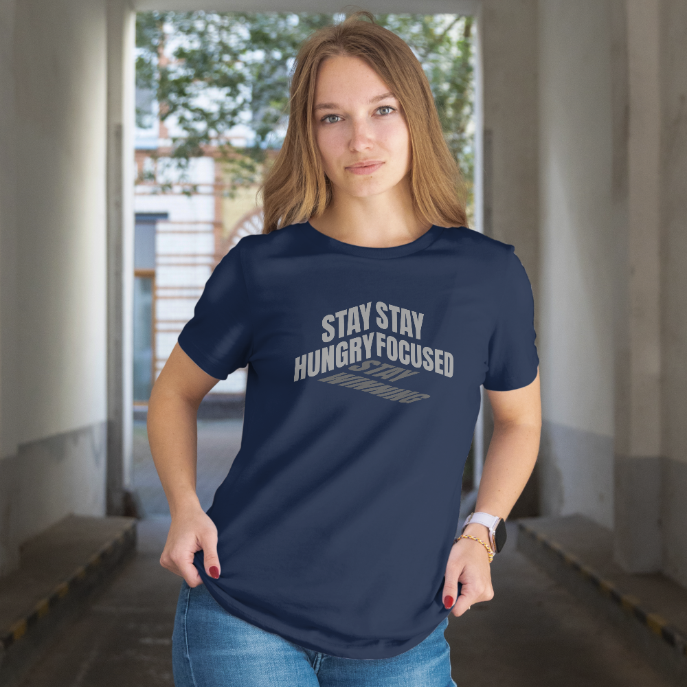 INSPYER STAY FOCUS STAY WINNING MOTIVATIONAL UNISEX T-SHIRT