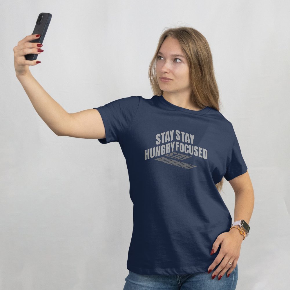 INSPYER STAY FOCUS STAY WINNING MOTIVATIONAL UNISEX T-SHIRT