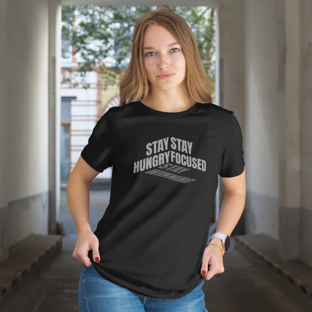 INSPYER STAY FOCUS STAY WINNING MOTIVATIONAL UNISEX T-SHIRT