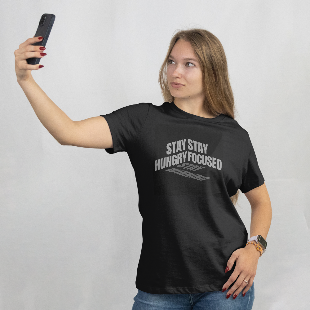 INSPYER STAY FOCUS STAY WINNING MOTIVATIONAL UNISEX T-SHIRT