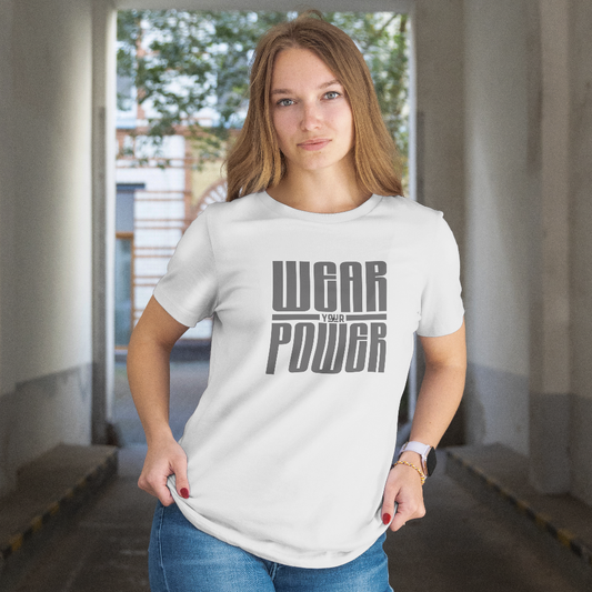 INSPYER WEAR YOUR POWER BOLD MOTIVATIONAL UNISEX T-SHIRT