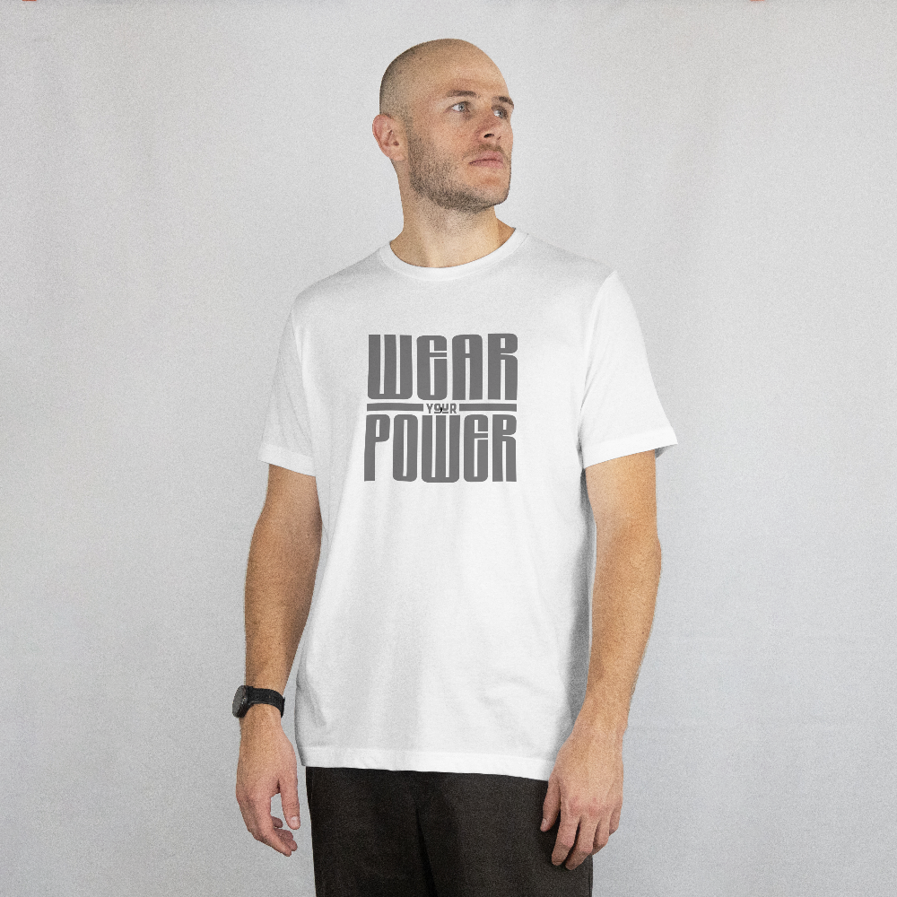 INSPYER WEAR YOUR POWER BOLD MOTIVATIONAL UNISEX T-SHIRT