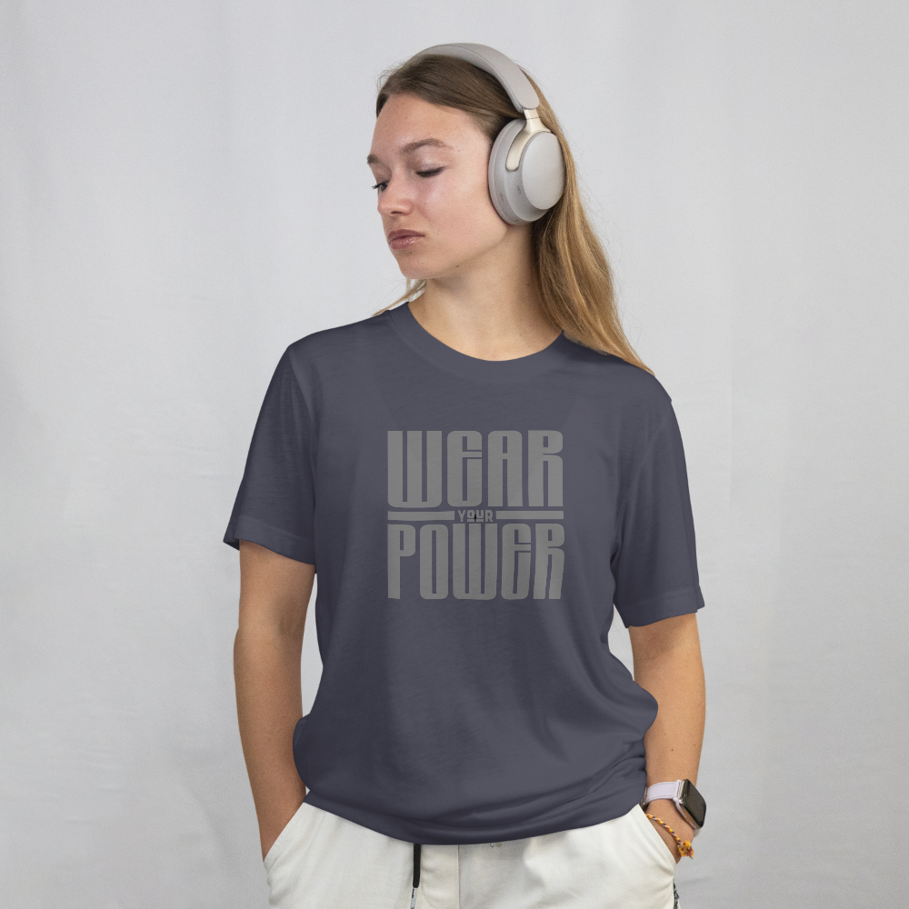 INSPYER WEAR YOUR POWER BOLD MOTIVATIONAL UNISEX T-SHIRT