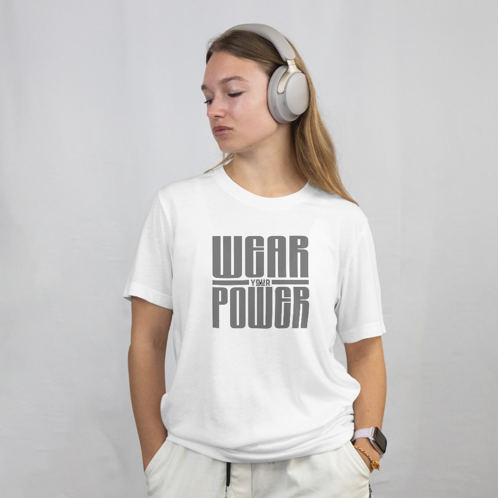 INSPYER WEAR YOUR POWER BOLD MOTIVATIONAL UNISEX T-SHIRT