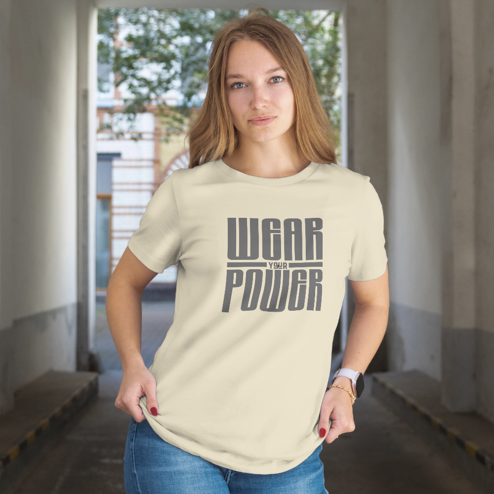 INSPYER WEAR YOUR POWER BOLD MOTIVATIONAL UNISEX T-SHIRT