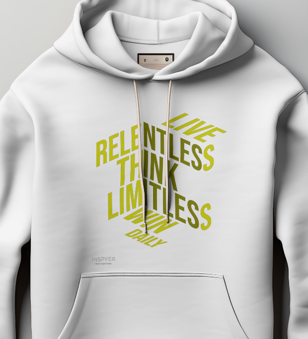 INSPYER Live Relentless Win Daily Unisex Streetwear Hoodie
