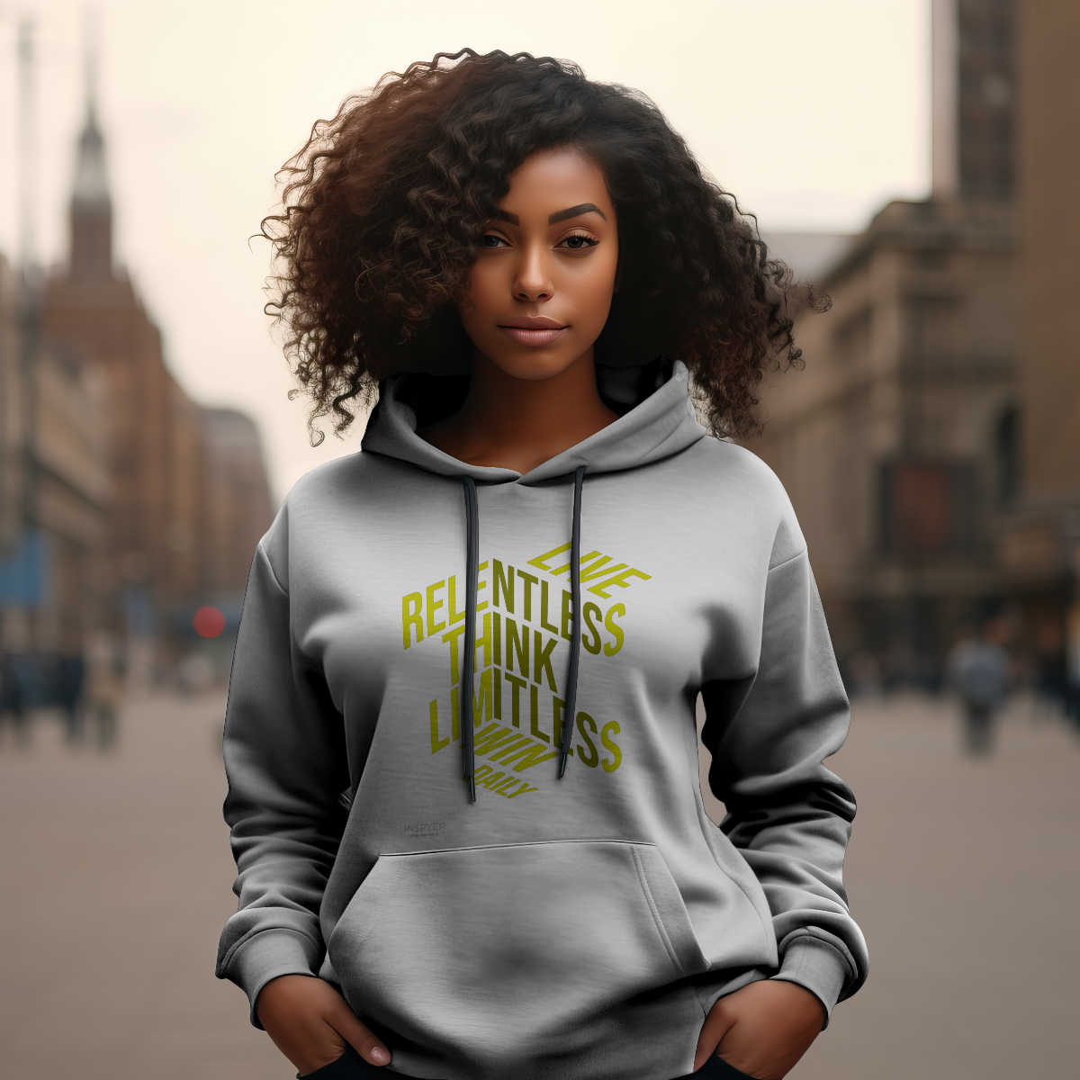 INSPYER Live Relentless Win Daily Unisex Streetwear Hoodie