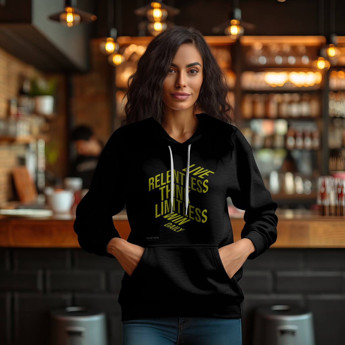 INSPYER Live Relentless Win Daily Unisex Streetwear Hoodie